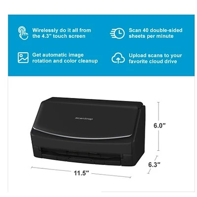 Scanners Fujitsu ScanSnap IX1600 Large Format ADF Scanner (CG01000-304401) - Image 2