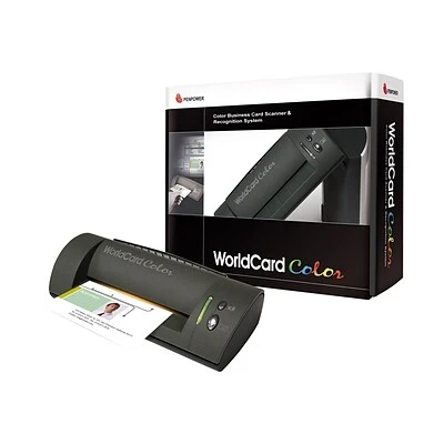 Scanners Penpower WorldCard Color SW-OCR-0012 Business Card Scanner; Black