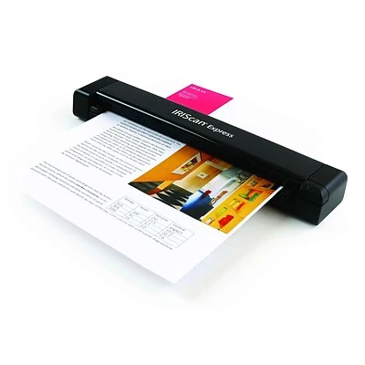 Scanners IRIS IRIScan Express 4 458511 Sheetfed Portable Scanner, Black