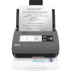 Scanners Ambir ImageScan Pro 820ix DS820ix-AS Sheetfed Scanner, Gray