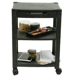 Printer Accessories And Components Mind Reader Classify Mobile Print Accessory, Black (PRCART-BLK)