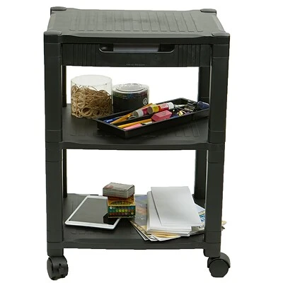 Printer Accessories And Components Mind Reader Classify Mobile Print Accessory, Black (PRCART-BLK)