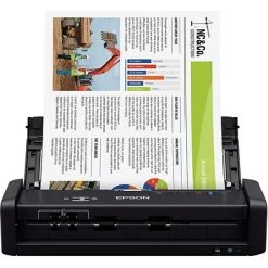 Scanners Epson ES-300W Wireless Duplex Mobile Color Document Scanner With Auto Document Feeder