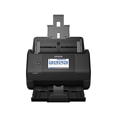 Scanners Epson WorkForce ES-580W Wireless Duplex Document Scanner, Black (B11B258201)
