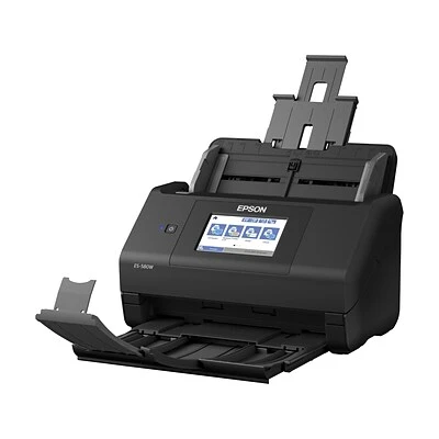 Scanners Epson WorkForce ES-580W Wireless Duplex Document Scanner, Black (B11B258201) - Image 2