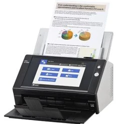 Scanners Fujitsu ImageScanner N7100E PA03706-B505 Cordless ADF Scanner, Black
