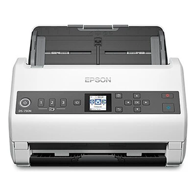 Scanners Epson DS-730N Duplex Document Scanner, White/Black (B11B259201) - Image 2