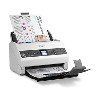 Scanners Epson DS-730N Duplex Document Scanner, White/Black (B11B259201) - Image 6