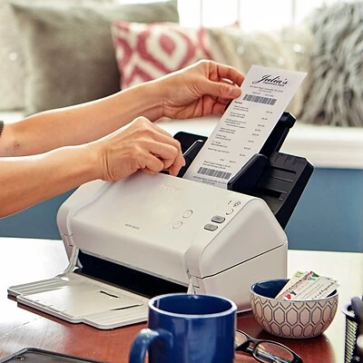 Scanners Brother ADS-2200 Color Desktop Scanner For Documents With Duplex, Gray - Image 4