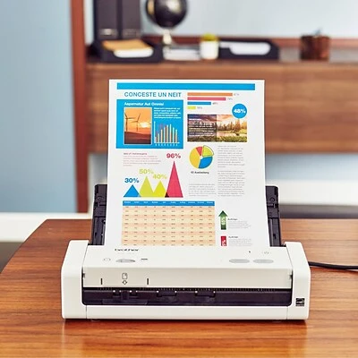 Scanners Brother ADS-1200 Desktop Scanner For Documents With Duplex, White - Image 9
