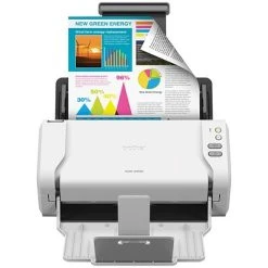 Scanners Brother ADS-2200 Color Desktop Scanner For Documents With Duplex, Gray