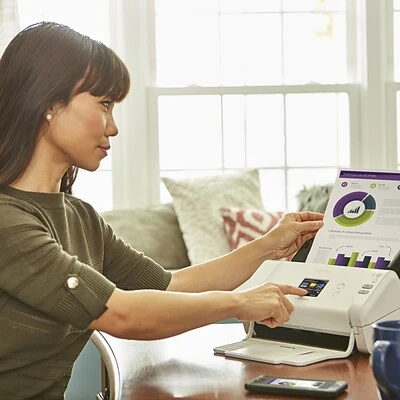 Scanners Brother ADS-2700W Desktop Scanner For Documents With Wireless And Duplex, White - Image 7