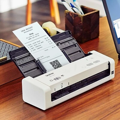 Scanners Brother ADS-1200 Desktop Scanner For Documents With Duplex, White - Image 2