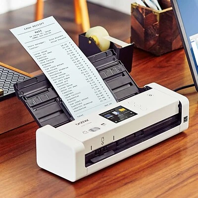 Scanners Brother Desktop Scanner For Documents, Wireless, White (ADS-1700W) - Image 2