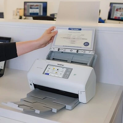 Scanners Brother ADS-4700W Duplex Document Scanner, White/Black - Image 6