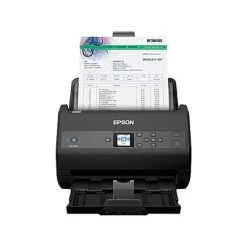 Scanners Epson ES-865 High-Speed Duplex Desktop Document Scanner, Auto Document Feeder, LCD