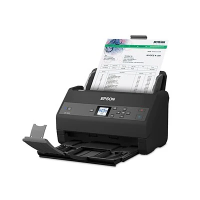 Scanners Epson ES-865 High-Speed Duplex Desktop Document Scanner, Auto Document Feeder, LCD - Image 2