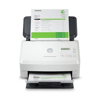 Scanners HP ScanJet Enterprise Flow 5000 S5 Duplex Desktop Document Scanner, White (6FW09A#BGJ)