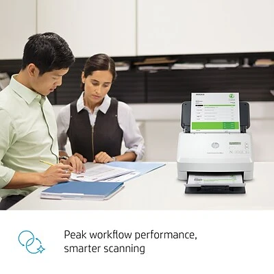 Scanners HP ScanJet Enterprise Flow 5000 S5 Duplex Desktop Document Scanner, White (6FW09A#BGJ) - Image 4