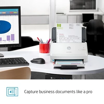 Scanners HP Scanjet Pro 2000 S2 Duplex Desktop Document Scanner, White (6FW06A#BGJ) - Image 4