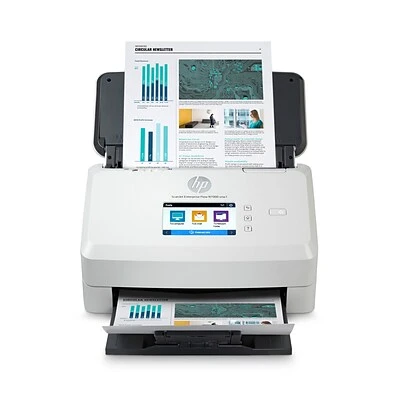 Scanners HP ScanJet Enterprise Flow N7000 Snw1 Duplex Desktop Document Scanner, White (6FW10A#BGJ)