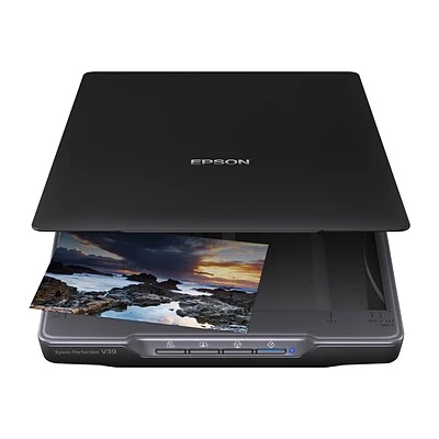Scanners Epson Perfection V39 Flatbed Color Photo Scanner With Auto Photo Enhancement Features - Image 5